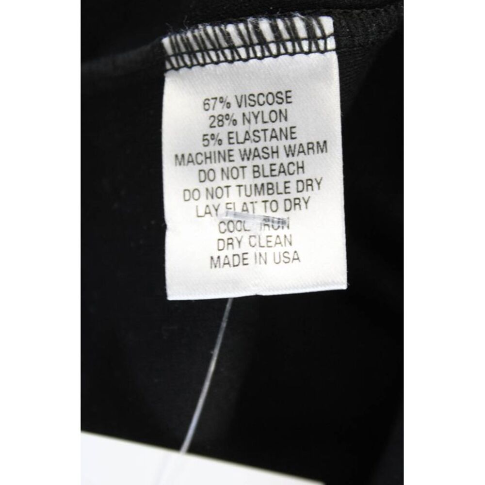 Pearl By Lela Rose Womens High Rise Skinny Leg Slim Fit Pants Black Size 2 - Picture 5 of 5